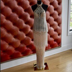 NWT Alamour The Label Rocalicia Beaded Gown - Size M